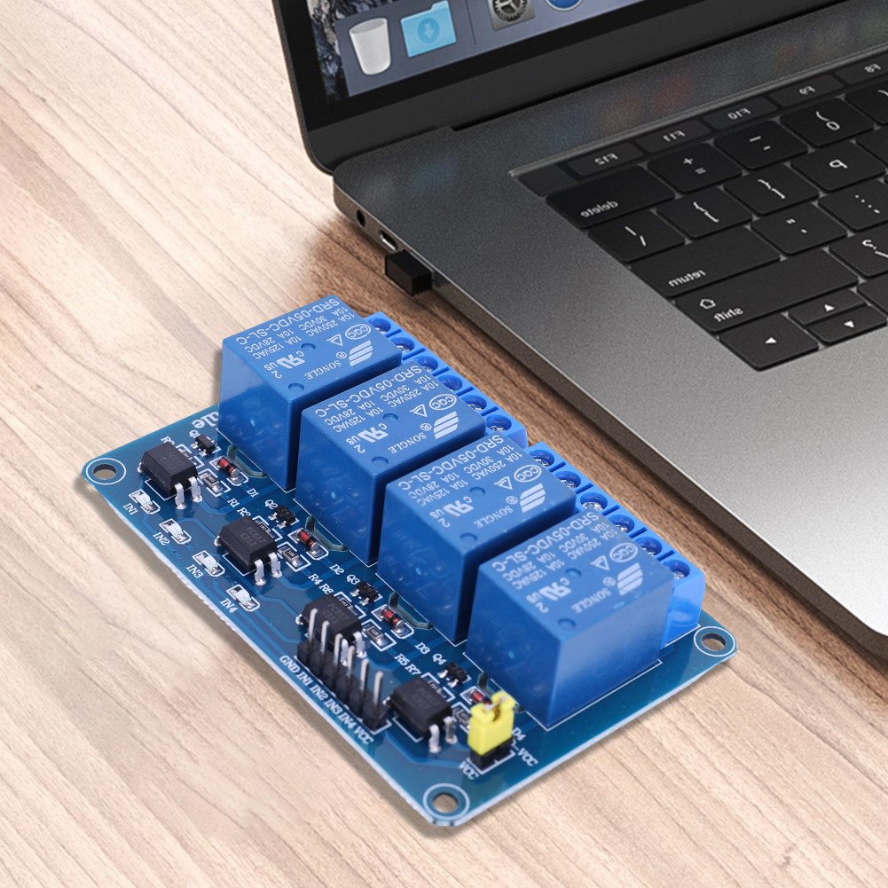 Плата реле 5В/12В на 4 канала  – обзор и цена Home Automation Arduino