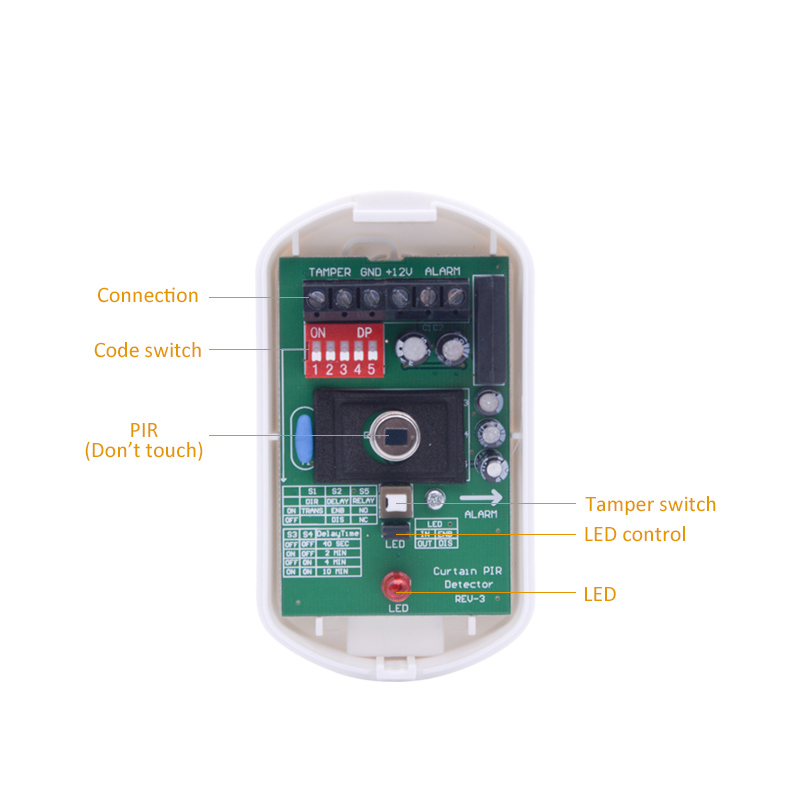 Внутренний проводной датчик дв – обзор и цена Motion Sensor Pir Wired