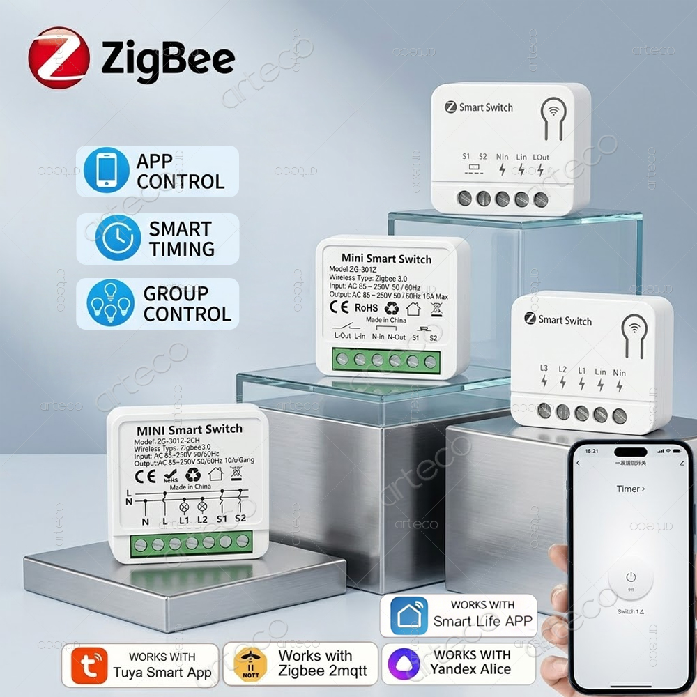 Модуль умного выключателя Tuya – обзор и цена Home Automation Diy