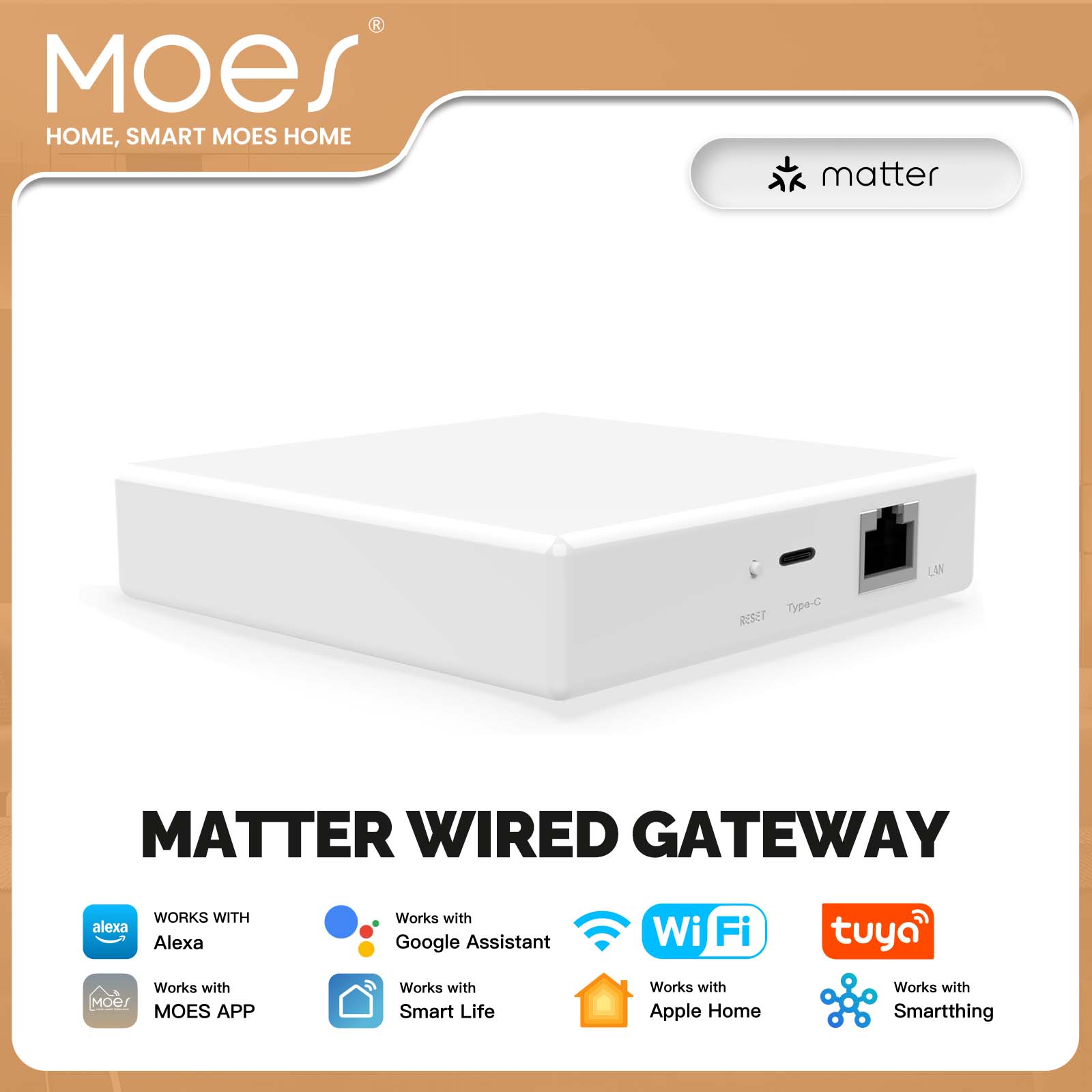 MOES Tuya ZigBee Matter Thread – обзор и цена Matter Hub Thread